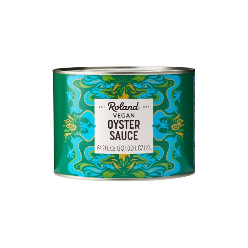 Roland Foods Vegan Oyster Sauce 64.2 Ounce Can, Pack of