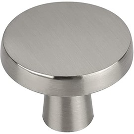 Pack of 4 furniture knobs, round, stainless steel, door, Lontan cabinet, LS5310SNB.
