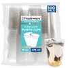 Freshware Clear Plastic Cups [100 Pack - 16 oz] Disposable
