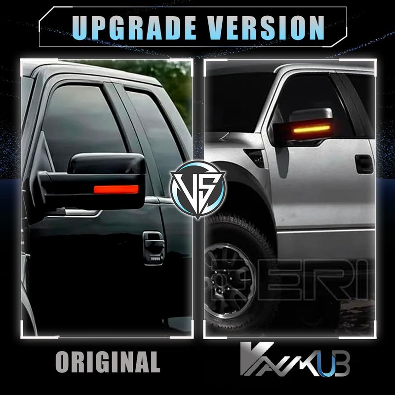 Sequential LED Side Mirror Turn Signal Lights for Fo-rd F150