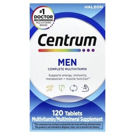 Centrum Men's Complete Multivitamin, 120 Tablets / Centrum (센트룸), 맨즈 컴플리트 종합비타민, 120정