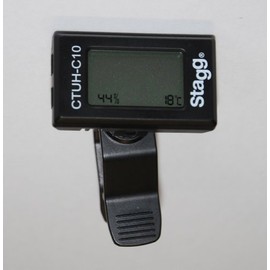Stagg Ctuh C10 Clip Tuner with Hygrometer/Thermometer