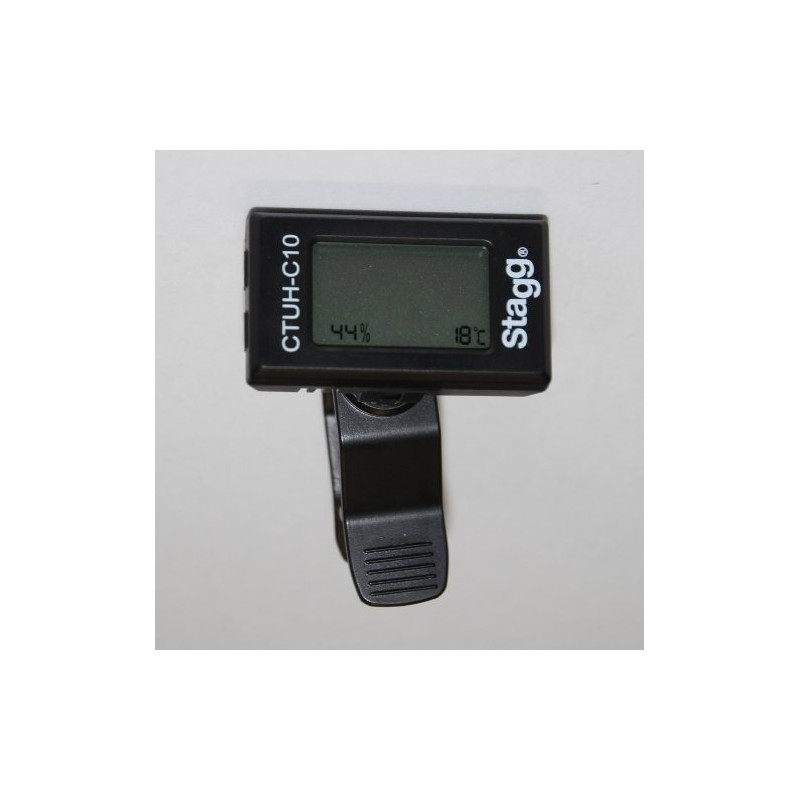 Stagg Ctuh C10 Clip Tuner with Hygrometer/Thermometer