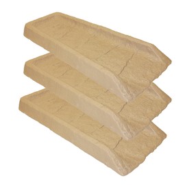 EMSCO GROUP 2100-3 Downspout, 3 pk-Sandstone Rain Splash Block, 3 Pack