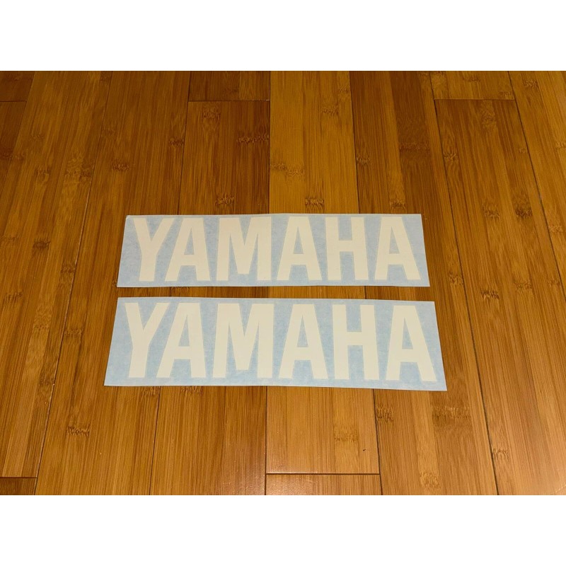 Yamaha Logo 12” Sticker (set Of 2) Boat Motor Outboard