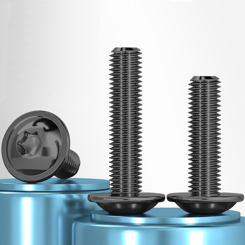 Drenky Flat Head Screws with Flange Pack of 20 Torx