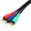 Video/Audio 3 RCA Bundled Cables for Component Video, 25 Feet