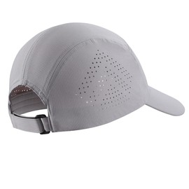 Magracy Mens Womens UPF 50+ Running Hat Lightweight Sports Hat UV Protection Sun Hat Golf Baseball Cap Light Grey