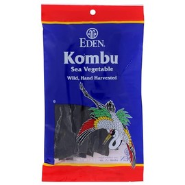 Eden Foods Kombu Sea Vegetable, Low Sodium, Fat Free, Gluten Free & Non-GMO, 2.1 Oz (Pack of 6)
