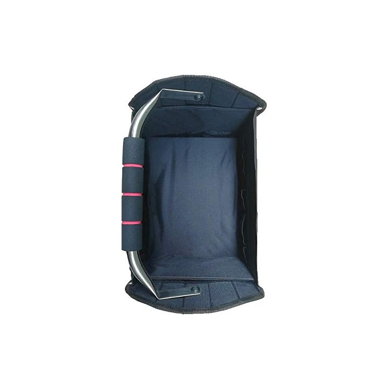 Pink Tote Bag Multi-Purpose Collapsible Wide Mouth Tool Box Organizer