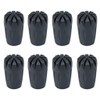 sharprepublic 8pcs Rubber Trekking Pole Cap Tip Protector Replacement for