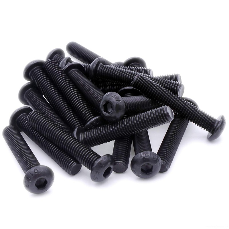 M8 (8mm x 16mm) Hex Socket Button Machine Screw (Bolt)