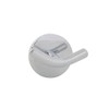 axentia Capri Decorative Bathroom Accessory, Wall Mounted Towel Hook, Chrome-Plated