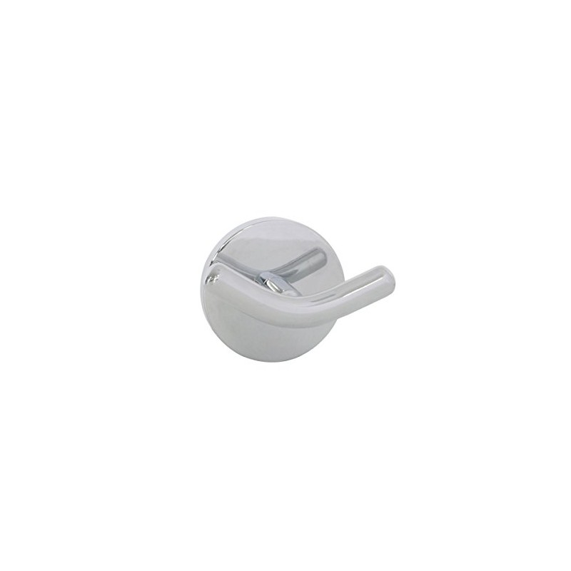 axentia Capri Decorative Bathroom Accessory, Wall Mounted Towel Hook, Chrome-Plated