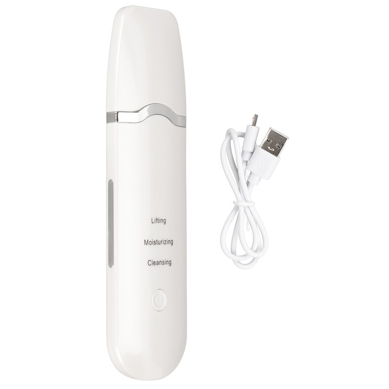 Electric Skin Scrubber Pore Spatula Face Cleaning Blackhead Removal Ultrasound