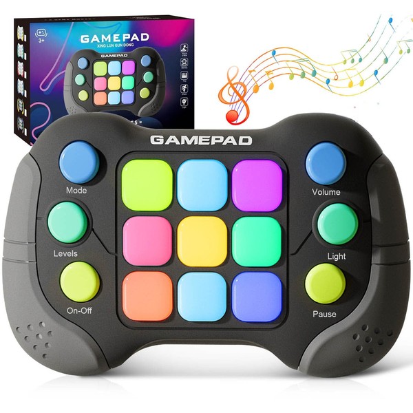 YouJabz Upgraded Flashing Handheld Game for Kids, Fast Push Fidget