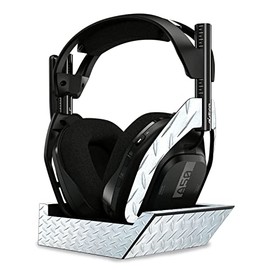 MightySkins Skin Compatible with Astro A50 Wireless Headphones + Base Station (Gen 4) - Diamond Plate | Protective, Durable, and Unique Vinyl Decal wrap Cover | Easy to Apply | Made in The USA