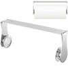 Paper Towel Holder Under Cabinet, Wall Mount, One-Handed Tear, Stainless