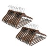 Quality Hangers Wooden Hangers Beautiful Sturdy Suit Coat Curved Hangers