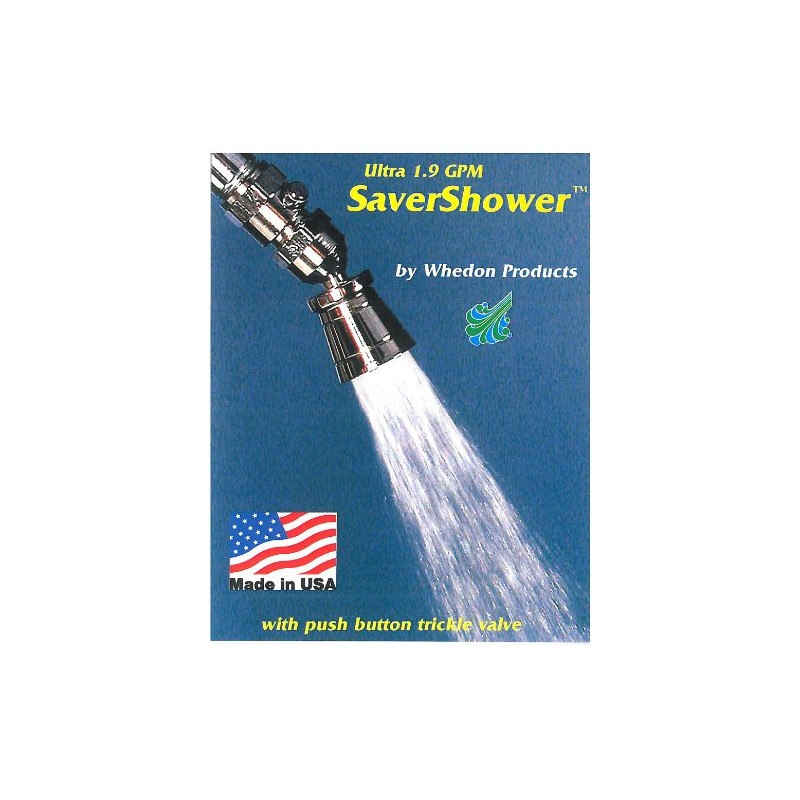 Whedon USP29C Deluxe Ultra 1.9 Saver Shower, Chrome Plated Brass