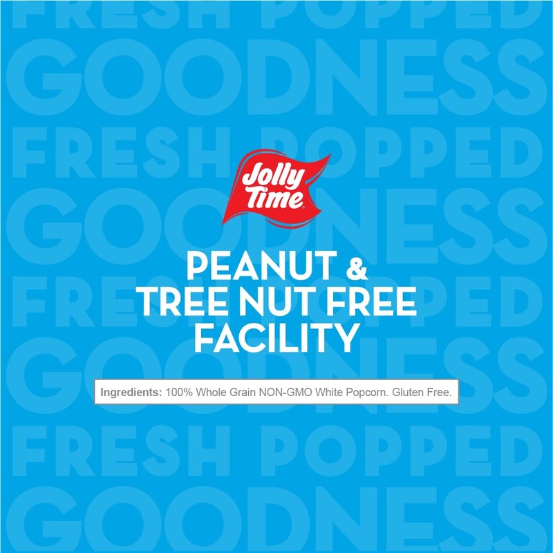 Jolly Time Unpopped White Pop Corn Kernels, Stand Up Resealable