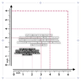 2 Timothy 2 15 Study God’s Word Sticker - Bible Verse Faith Decal for Laptop, Notebook, Journal, Scrapbook, Christian Stickers, Bible Verse Stickers, Scripture Sticker for Students & Teachers
