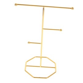 BESPORTBLE Desktop Jewelry Organizer Elegant Necklace Holder Earring Display Stand for Stylish Jewelry Storage for Vanity Table Countertop Use for and Special Occasions