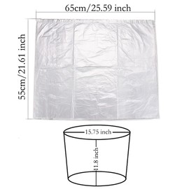 80 Pcs Disposable Foot Bath Bag Thicken Foot Bath Basin Bags Multifunctional Foot Tub Liners Disposable for Massage Centers Bath Centers Home Foot Spa Pedicure