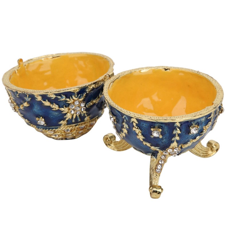 Enameled Ornament Easter Eggs Shape Hand‑Made Home Desktop Decoration Craft