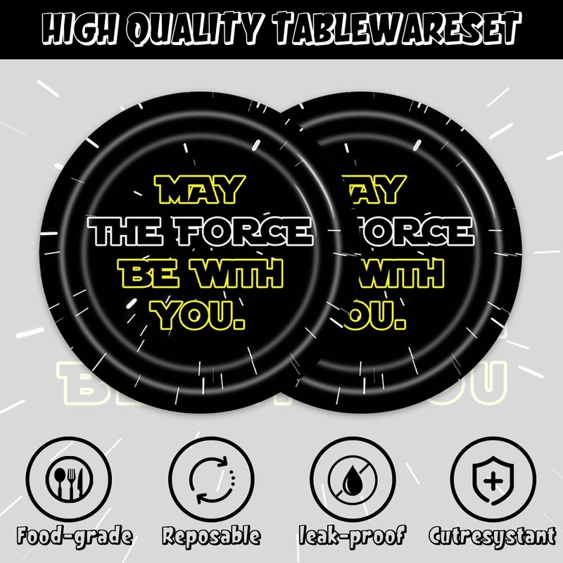 40pcs may the force be with you Party Supplies,include 20
