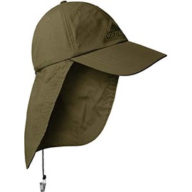 normani Safari cap with extra long neck protection with UV protection, green