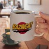 The Big Bang Theory Sheldon Bazinga White Mug