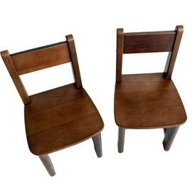 Pure Wood Solid Wood Children Chair for Kids, Kindergarten and Kids' Home Furniture(2 Same Chairs) (Wood)