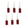 Tangseajiao 6cs Brown 10ml PET Empty Nasal Spray Bottles, Refillable