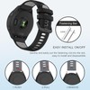 Waterproof Bands Compatible with Garmin Forerunner 265 Watch Band/Garmin Forerunner