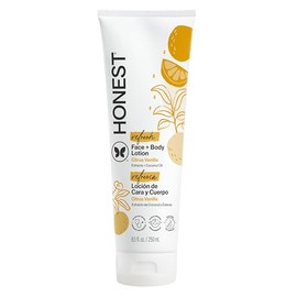 The Honest Company Everyday Gentle Sweet Orange Vanilla Face + Body Lotion | Dermatologist Tested | Gentle for Babies | Baby Lotion | Orange and Vanilla Extracts & Coconut Oil | 8.5 Fl Oz
