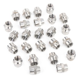 LTWFITTING 316 Stainless Steel Pipe Fitting Female Thread BSPP Reducing Coupling Boot Air Fuel