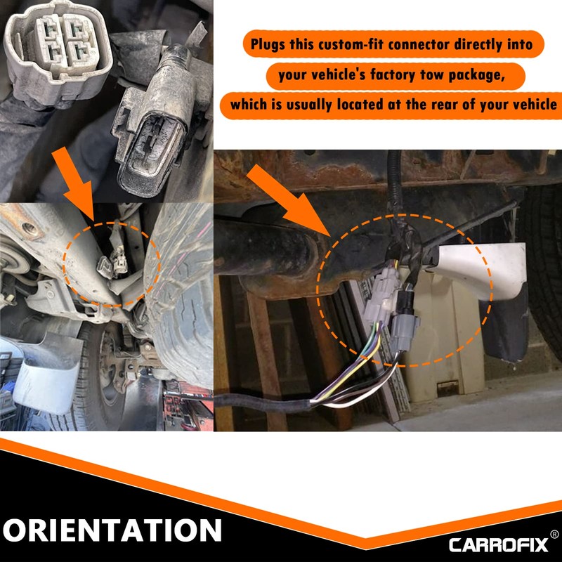 CARROFIX Multi-Tow 7-Way RV Blade and 4 Pin Flat Vehicle