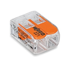 WAGO WAGO 221412 Compact 4050821808435 Verbindungsklemme, Transparent/Orange