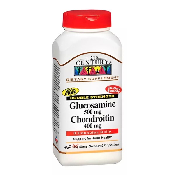 21st Century 21 Century Glucosamine Chondroitin 500mg 400mg 150ct Sabor Flavorless