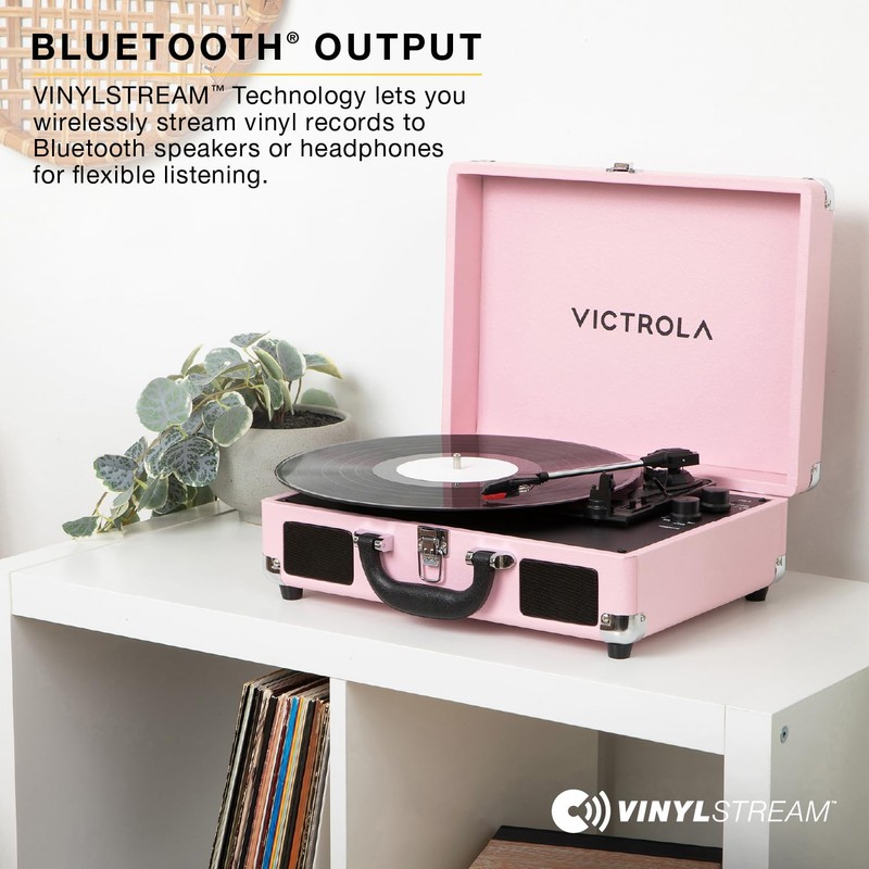 Victrola Journey II (2025 Model) – Bluetooth Suitcase Record Player