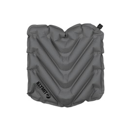 Klymit V Seat, Lightweight Inflatable Travel Cushion, Best for Camping, Bleachers, or Glassing Pad , Gray