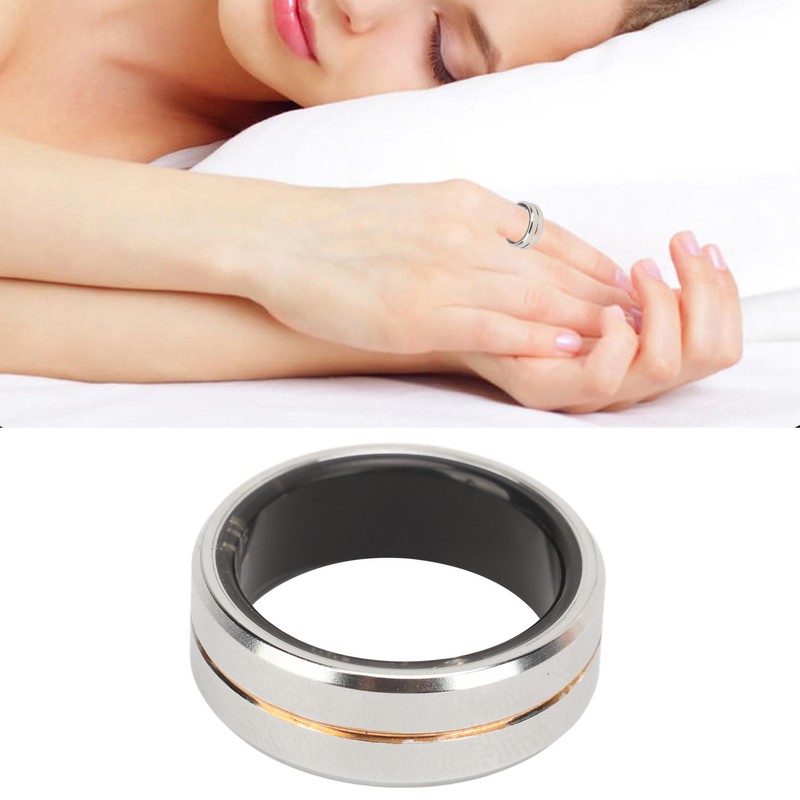 Smart Ring Silver Waterproof Remote Control Shooting Smart Health Tracker