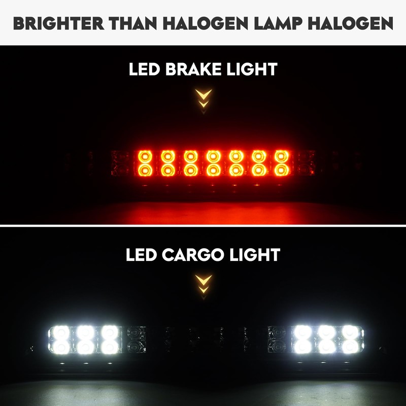 Cenfeild LED Tail Lights Pair + 3rd Third Brake Cargo
