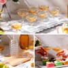 Zopeal 50 Pcs Champagne Glasses 5 oz Unbreakable Plastic Martini