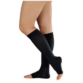 アルケア アンシルク・3 弾性ストッキング 足首の圧迫圧(40hPa/30mmHg) 18635 ブラック SS