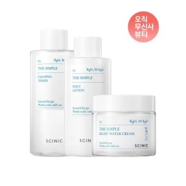 Cynic SCINIC The Large Toner + Large Lotion + Moisturizing Cream 4174532 Simple 3 Types ((5144566001)) / SCINIC 더 대용량 토너+대용량 로션+수분크림 4174532 심플3종 ((5144566001))