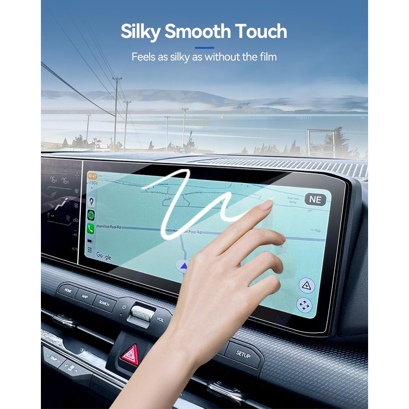 LANTU 2PCS Car Screen Protector for 2025 Kia K4(LX/LXS/EX/GT-Line/GT-Line Turbo)