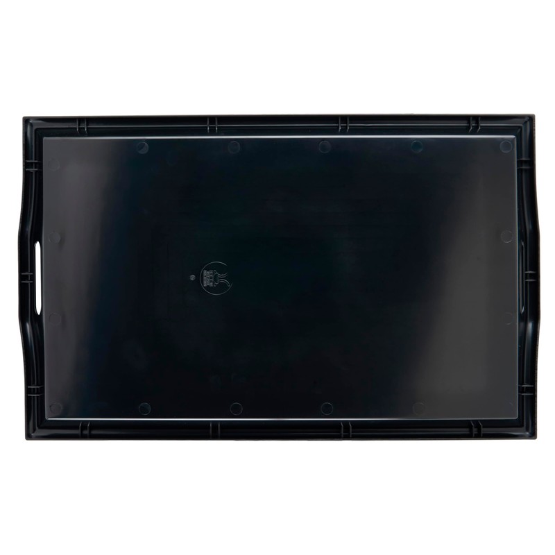 GET RST-2517-1-BK Coffee Table / Ottoman Tray with Handles, 25"