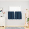 UPOPO Short Curtains 30 inches Long Over Sink Linen Textured